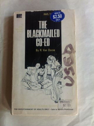 The Blackmailed Co - Ed Rws/144 Danish Adult Classic Series Paperbacks Rare