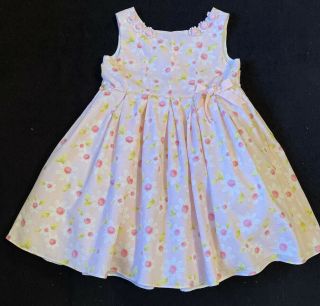 Rare Editions Girls Size 6 Pink Floral Print Dress