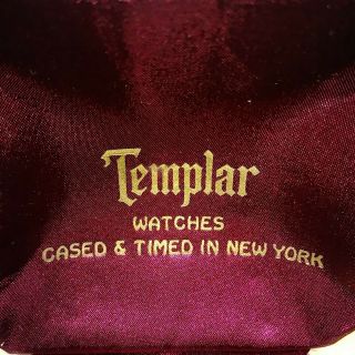 Templar Gold Watch.  Collectible,  Rubys Diamonds? Wristwatch Grail? Unique & Rare