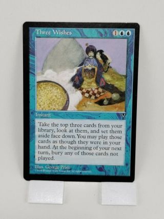Three Wishes X1 - Visions - Mtg - English - Magic The Gathering Reserved List
