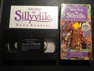 Complete Wee Sing In Sillyville Vhs 1989 W/ Rare Song Booklet Kids