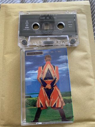David Bowie Earthling Cassette Very Rare
