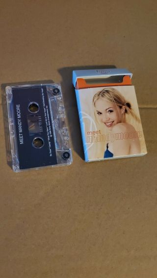1999 Rare Meet Mandy Moore Promo Cassette Tape No Poster