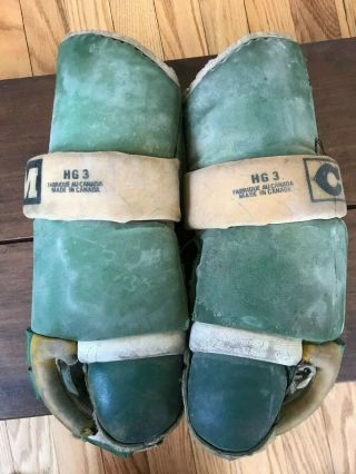 Rare Vintage CCM Hockey Gloves CCM HG 3 Minnesota North Stars Wear or Display 3