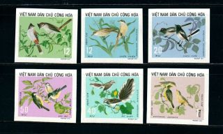 N.  278 - Vietnam - Proof - Birds Useful To Agriculture Set 6 1973 Rare