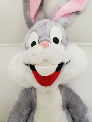 Bugs Bunny Plush 21” Warner Bros Characters Mighty Star 1971 Vintage Rare 2