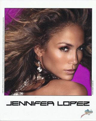Jennifer Lopez Rare 8x10 Color Publicity Photo 2007