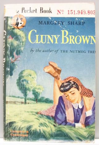 Cluny Brown By Margery Sharp Rare Vintage Pb 1946 Gc (pocket Book Numbered Ed. )