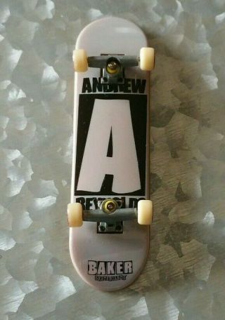 Rare Tech Deck Andrew Reynolds Baker Fingerboard Skateboard