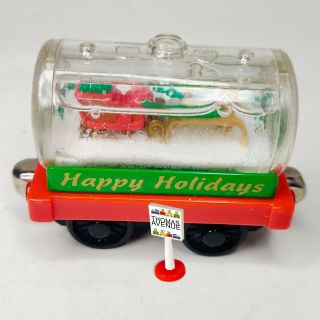Take Along N Play Thomas & Friends 1 Reindeer Express Snow Globe Train Rare
