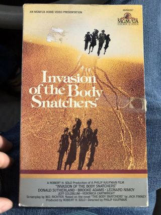 Invasion Of The Body Snatchers (vhs 1983 Mgm Big Box) Good Sutherland Rare