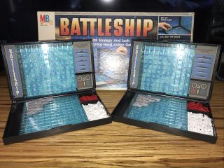 Vintage Rare Black Battleship Board Game 1990 Complete Strategy,  Preown