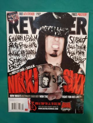Rare Revolver March/april 2011 Back Issue Metal Music Nikki Sixx