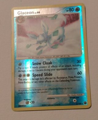 Glaceon 5/100 Majestic Dawn Holo Rare Pokemon Card