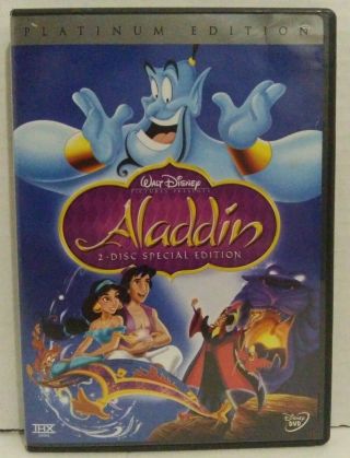 Aladdin (dvd,  2004,  2 - Disc Set,  Special Platinum Edition) Rare