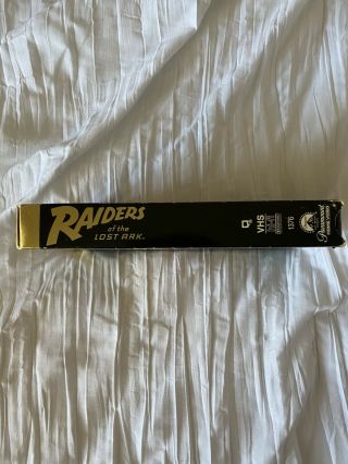 Raiders of the Lost Ark RARE 80s Paramount Special Collector ' s Series 1986 VHS 3