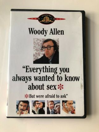 Everything You Always Wanted To Know About Sex But Were Afraid To Ask (rare Dvd)