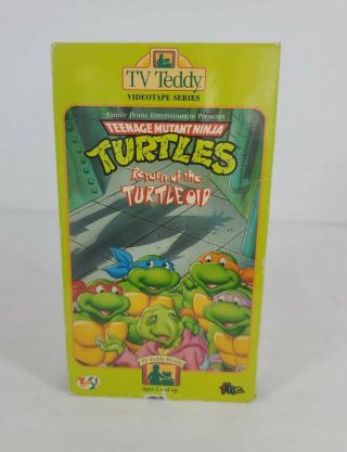 Teenage Mutant Ninja Turtles Out Of This World - Return Of The Turtleoid Rare Vhs