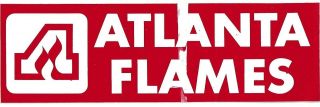 Rare: Atlanta Flames National Hockey League Bumper Sticker - Nhl Fwil