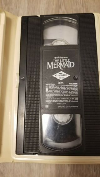 Disney The Little Mermaid Banned Cover Edition VHS RARE 3