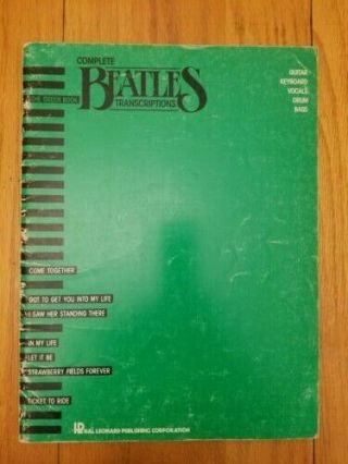 The Complete Beatles Transcriptions The Green Book 1987 Rare