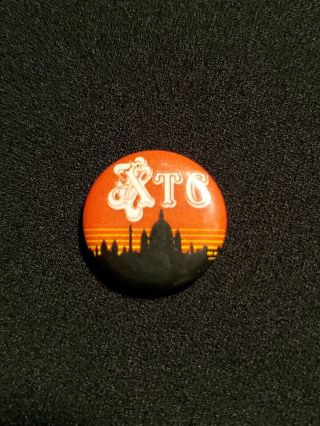 Vintage Rare,  Xtc - " Towers Of London " Badge From 1980