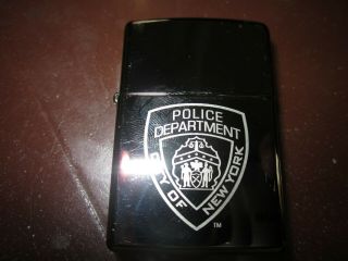 Rare Ny City Police Dept.  Zippo Lighter.  Only One Like This On Ebay