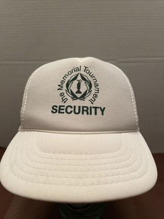 Rare Vintage The Memorial Golf Tournament Security Hat.  A Must Have Kc Hat