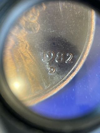 (2) Small Date 1982 D Copper Rare Penny - Error coin Lincoln memorial Penny 2