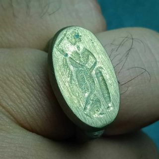 Rare Detector Finds Ancient Byzantine Bronze Seal Ring With Engravings