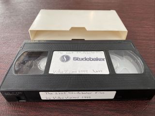 Studebaker Rare Vhs Video Movies 1934 To 1962 - Titles Are In The Description