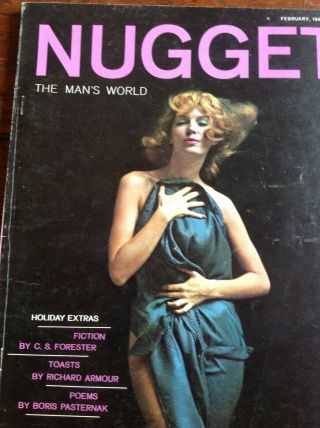 Nugget Vol 5 1,  January 1960,  Milton Glaser,  Boris Pasternak,  W.  F.  Brown,  Rare