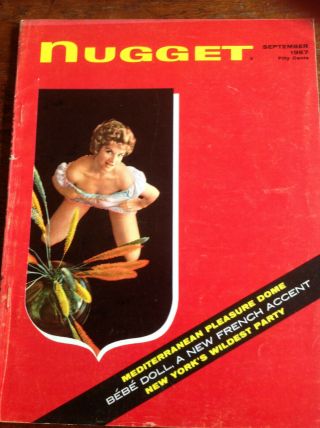 Nugget Vol 2 8,  Sept 1957,  Duke Ellington,  Brigitte Bardot,  Peter Porges,  Rare
