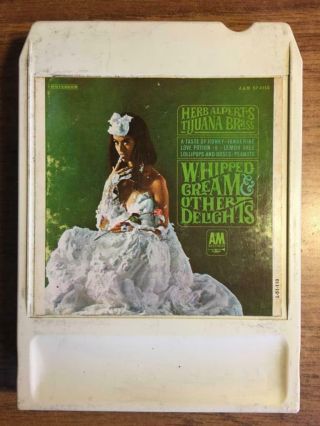Herb Alpert Whipped Cream Lear Flat Pak 8 Rare Track Tape Late Nite Bargain