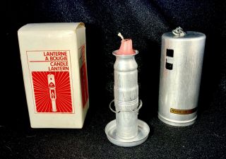 Vintage Rare French Candle Lantern,  Hiking,  Backpacking,  Mtn Climbing,  Etc.