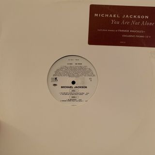 Michael Jackson - You Are Not Alone Vinyl 12” Rare U.  S Promo