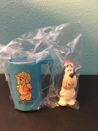 Rare Vintage Droopy Dog Vinyl Figure Squeeze Toy Tex Avery Alan Jay & Hair Bear