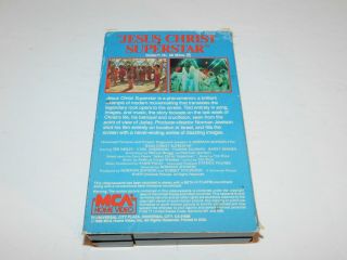 Jesus Christ Superstar Beta Betamax tape 1986 BTA 55002 Rare 2