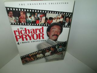 4 Film Richard Pryor Rare Dvd Set Car Wash Bustin Loose Brewsters Millions 