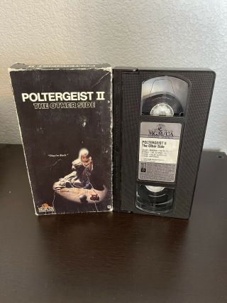 Poltergeist 2 Ii: The Other Side - 1986 Horror Sequel,  Rare Mgm Big Box Vhs