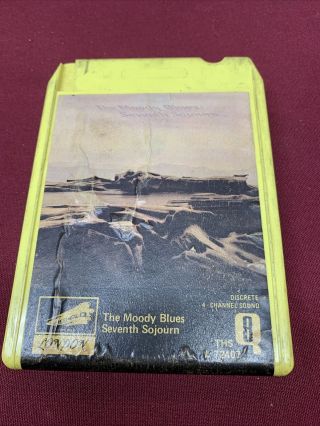 The Moody Blues Seventh Sojourn Rare Quad 8 Track Tape Played Through