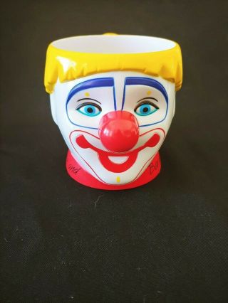 Rare Yellow Hair With Red Collar/ringling Brothers & Barnum & Bailey Clown Cup