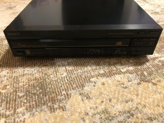 Sony Cd 5 Disc Loading System Rare 1989 Vintage Classic Cd Player