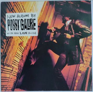 Pussy Galore - Dial M For Motherf Er Rare Vinyl Lp/w Poster 1989 Jon Spencer