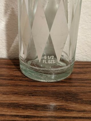 Rare Vintage Coca Cola Glass Bottle with White Diamond Pattern - Cincinnati,  OH 3
