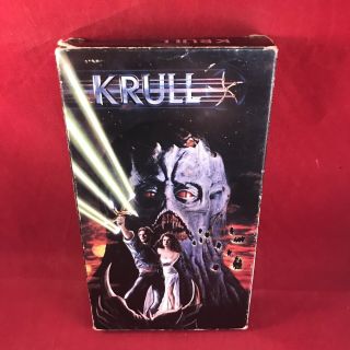 “krull” Vhs ‘80s Goodtimes Release Cult Classic Rare Fantasy The Glaive Good