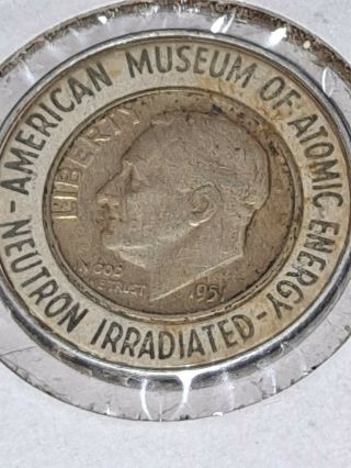 Rare Irradiated 1951 Fdr Dime From American Museum Of Atomic Energy