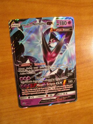 Nm Pokemon Dusk Wings Necrozma Gx Card Black Star Promo Set Sm101 Ultra Rare Tin