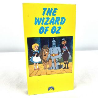 The Wizard Of Oz (1982) Rare Oop 1991 Vhs Animated Toho Co Paramount Cartoon