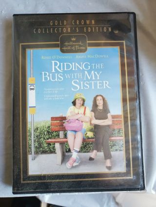 Hallmark Riding The Bus With My Sister Rare Dvd Rosie O 